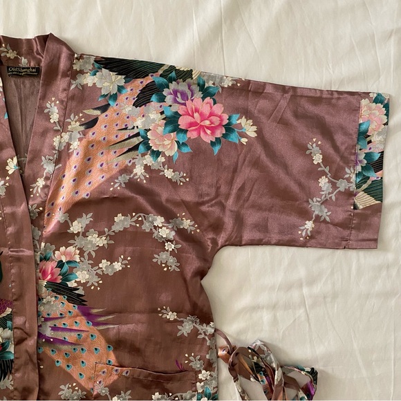 Vintage Old Shanghai Robe (Pink/Purple) - Picture 9 of 9